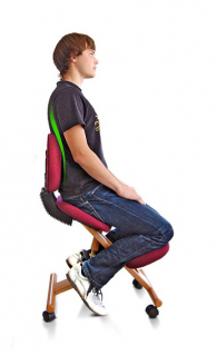 Колінний стілець із спинкою