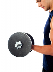 Cropped image of a bodybuilder doing exercise Cropped image of a bodybuilder doing exercise